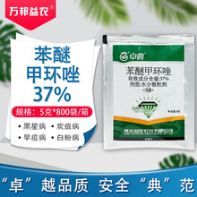 华研 37%苯醚甲环唑锉苦瓜芹菜斑枯病香蕉叶斑病农药杀菌剂 5克