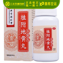 德邦空运】同仁堂 桂附地黄丸（水蜜丸）360丸 /盒 OTC 肾阳虚腰酸咳喘尿频补肾治肾虚中药 5盒装