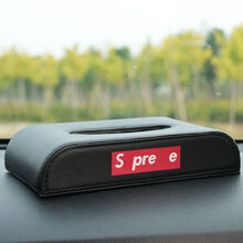 路飞雪乃创意多功能车载车用座式餐巾纸巾抽纸盒装饰可爱车内饰品车用抽纸 乳白色