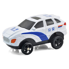 托马斯轨道 托马斯小火车头轨道车配件男孩子电动汽车警车和谐号儿童玩具 保时捷警车 标配