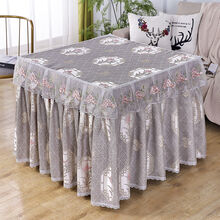 九思睿达 烤火罩正方形薄款电炉罩麻将机防尘罩新款茶几桌布电暖炉取暖桌套 平安竹 灰 80*80【电炉罩】（高70）