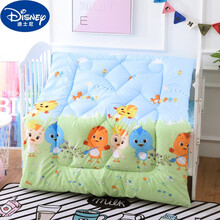 【开学季】迪士尼小孩上学用的幼儿园被子幼儿园被子三件套儿童被套午睡专用六件套婴儿床被褥宝宝入园床品 欢乐小鸡(单被芯) 2斤被芯
