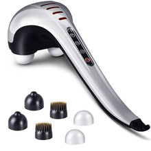 璐瑶 电动按摩棒家用颈椎按摩器腰椎颈部腰部肩部按摩锤(捶)多功能老年人全身按摩仪手持式腿部背部 LY-627A电脑版双头型