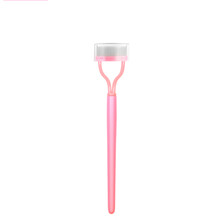 睫毛梳子眉毛刷子细头眉刷一支装女便携可折叠小钢梳睫毛梳理刷 粉长柄1支 其它材质