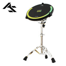 哑鼓垫12寸ASPIRAR打击板Pro-Pad哑鼓套装架子鼓练习初学入门 AS哑鼓垫+25管军鼓架 12英寸