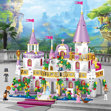 兼容某高积木女孩子系列拼装儿童玩具8一12岁房子别墅公主梦拼图生日礼物 温莎城堡