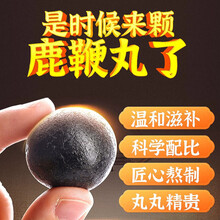 北京同仁堂 鹿鞭丸鹿鞭膏可搭配鹿参鹿胎膏高纯度鹿茸鹿蹄筋鹿肾鹿鞭丸牛鞭淫羊藿等男性用滋补产品使用 三盒装【2盒价格】