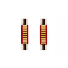 本田6/7/8/9/10/六七十代雅阁改装车内遮阳板灯LED泡 平头化妆镜灯  冰蓝 一对