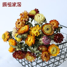 云南天然雏菊干花花束真花风干ins网红装饰摆件diy文艺插花小菊花 菠萝菊20朵