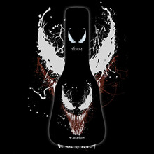 个性涂鸦民谣吉他包41寸40寸潮牌定制吉他琴包卡通彩色双肩加厚木吉它琴套韩版女生学生用 黑毒液40/41寸通用款