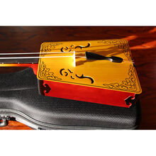 专业马头琴配琴盒免费教学4月8小件蒙韵出品 蒙古族乐器草原 酒红色(黄色面板)
