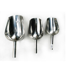 友牧 加厚不锈钢料铲 添料斗 饲料勺 铲料斗 鸡猪饲料勺 瓜子粮食 加冰铲 中号