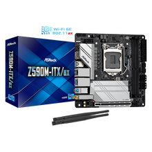 Intel/英特尔I7 10700F/11700K盒装搭华擎Z590M-ITX/ax CPU主板套装 Z590M-ITX/ax小钢炮 单主板