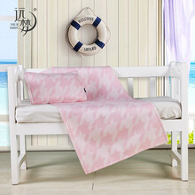 远梦（YOURMOON）原竹婴柔二件套 可水洗儿童夏凉席套件夏季宝宝婴儿床席子夏天家纺床品竹纤维软席 粉色 60x120cm