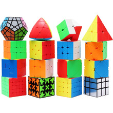 ZCUBE哈啰酷比正品魔方套装全套12件套16件套男孩女孩儿童益智玩具异形二阶三四阶异形金字塔魔方 16件套（哈啰酷比正版）