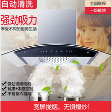 日本樱花顶吸式抽油烟机老式家用欧式自动清洗大吸力吸油烟机弧形 弧形体感清洗(不包安装) 22立方每分钟
