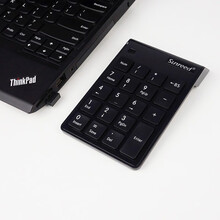 桑瑞得SKB886无线数字小键盘/键鼠套装 笔记本台式电脑外接迷你轻薄财务会计收银专用免切换 2.4G单键盘增强版-带括号等号-黑