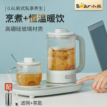 小熊（Bear）养生壶养生杯 多功能小型迷你家用煮茶器电热茶壶 薄荷绿