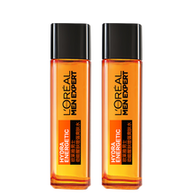 欧莱雅男士劲能醒肤增强爽肤水 130ml 爽肤水补水 保湿收缩毛孔男士须后水 2瓶装