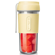 小熊（Bear）榨汁机家用迷你便携式榨汁杯果汁机多功能料理机搅拌机充电式果汁杯 LLJ-P03G5