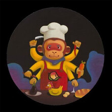 【限量版画】《厨神》艺术家陈建周创意潮流明星同款 现代客厅卧室玄关装饰画 送礼收藏保值