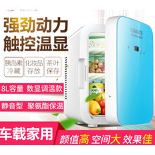 食品留样柜幼儿园 迷你节能小冰箱 小型家用保鲜冷藏柜药品柜单冷藏柜焦品 8升液晶显示温度款 1x1x1cm  官方标配