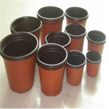 塑料花盆分植移苗育苗盆菜盆双色盆多规格园艺用品 14*9.5*12.5款100个