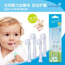 百刷宝贝（brush-baby）替换刷头可换式原装头 18-36月替换刷头