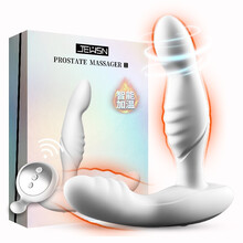 jeusn久兴毒龙钻男用前列腺按摩器加热震动棒扣动自慰后庭肛塞无线遥控成人情趣性用品 加温抠动版