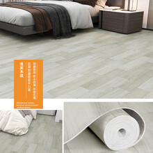 圣典森家用地板革加厚耐磨环保地板贴PVC地板胶毛坯水泥地贴地胶直接铺 【巨厚密实牛津革】浅灰木纹 一件1平方