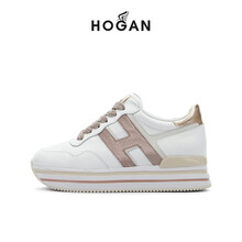 【春夏特惠】HOGAN女鞋2021春夏新品Midi H222系列厚底增高运动鞋 白色 34.5