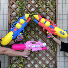 超大号水枪成人大童男女儿童玩具呲滋大容量喷水2000ML泼水节高压 2大（蓝/橙）+1中号（粉色） 套餐一