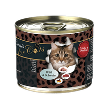 Ocanis无谷全猫主食罐oc豹纹罐头成幼猫湿粮200g德国进口98.9%肉含量猫罐头 鹿肉&猪肉