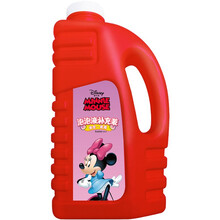 迪士尼(Disney)吹泡泡水补充液 宝宝吹泡泡玩具户外戏水儿童泡泡枪补充液红色1000mlDY477
