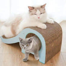 HELLOJOY磨爪器猫爪板瓦楞纸猫抓垫耐磨猫窝纸箱猫玩具猫咪用品大象猫抓板