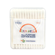 LilyBell/丽丽贝尔纯棉压边化妆棉省水湿敷专用卸妆棉卸妆用 脸部双层压边 丽丽贝尔化妆棉棒50支