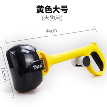 崇物尚品狗狗夹便器便携式拾便器捡屎铲屎神器宠物捡狗便便粪便拾便袋狗屎 黄色大号