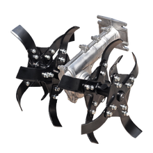 割草机配件除草轮松土轮锄草机头刀轮小型松土开沟机翻土打草刀扶草器扶稻器高枝锯刀片 割草机松土轮