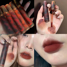 雾感丝绒琥珀唇釉学生党素颜口红奶茶色唇泥质地巧克力棕色唇彩 05#琥珀糖浆(显白)