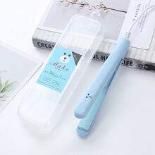 学生迷你干湿直卷发器电夹板直板夹直发卷发两用刘海神器小型懒人 天空蓝+收纳盒(直卷两用) 单品