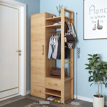 隔断柜鞋柜家用门口大容量储物柜子简约现代门厅柜穿衣镜进门玄关 01款门厅柜 组装