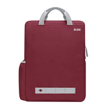 BUBM 妈咪包母婴包多功能大容量防水妈妈包双肩包铝箔保温背奶储奶包手提外出旅行背包干湿分离 简约高贵红