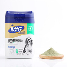 英国MAG 猫狗通用宠物羊奶粉超能钙关节生螯合液体钙高能营养补充微量元素发育宝肠胃宝酵素菌 MG海藻粉400g
