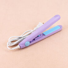 迷你电夹板女拉直发直卷两用直板夹刘海卷发棒迷小型懒人神器熨板 丁香紫 【套餐三】梳子+2个夹子+2个卷发筒