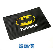 手机防滑垫 音游车上防滑垫摆件固定车用长方形耐高温防晒创意 蝙蝠侠-大号款