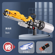 呲水枪高压成人抽拉式水枪玩具喷水成人高压呲水枪儿童男孩沙滩泼水节打水仗神器 超大号黑色金龙水枪【护目镜】 标准配置