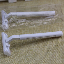 一次性剃须刀酒店宾馆浴场一次性手动刮胡刀不锈钢须刨刮毛剃毛刀H 50支（锋利款）白色独立包装