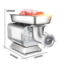 绞肉机商用大功率全自动强力电多功能切片丝粒灌肠台式不锈钢 RY-22S 1300W 进口电机