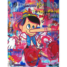 【限量版画】匹诺曹 The Wild World.08 王佳诺创意潮流明星同款 装饰艺术画 送礼收藏