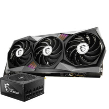 微星（MSI）魔龙 GeForce RTX 3060 GAMING X TRIO 12G 超频版显卡+微星 MPG A750GF 金牌全模电源